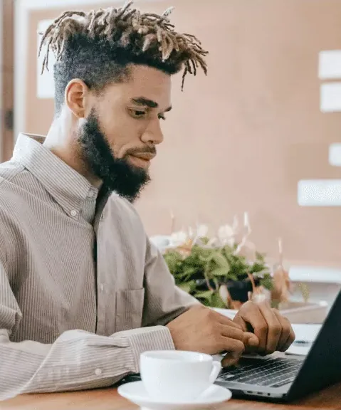 Person on laptop